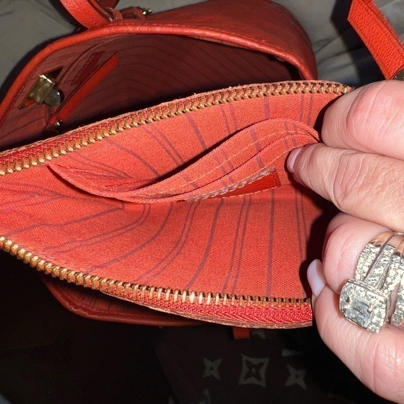 LOUIS VUITTON EMPREINTE LEATHER RED CITADINE PM TOTE BAG - Picture 14 of 14